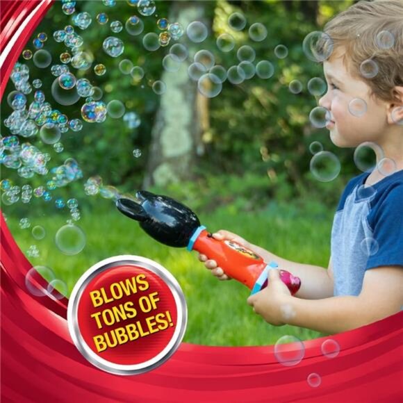 Little Kids Disney Mickey Mouse Light and Sound Musical Bubble Wand, Includes - Picture 6 of 7